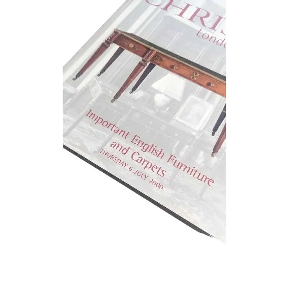 Christie's London Important‎ English Furniture and Carpets Auction Catalog 2000